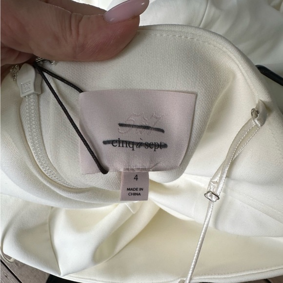 NWT Cinq a Sept Lilith Ruched Mini Dress - Picture 7 of 9